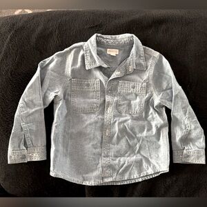2T, Gymboree denim blue button up shirt.